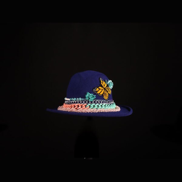 Sombrero Fedora Azul infinito